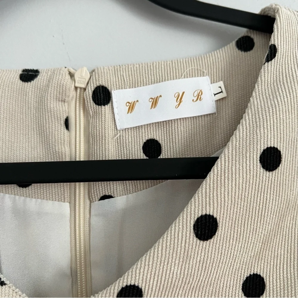 Long Sleeve Polka Dot Dress - Picture 6 of 6